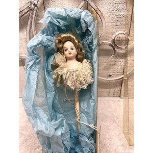 VTG 1983 Louis Nichole Victorian Doll Head Ornament On A Stick Kurt Adler